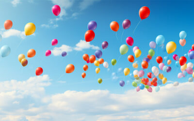 Un lâcher de ballons