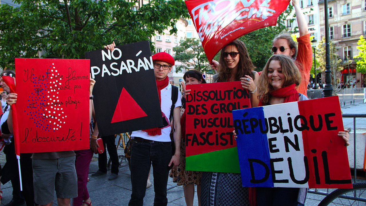 La mobilisation antifasciste : un classique
