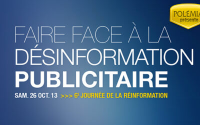 Feu sur la désinformation publicitaire ! Samedi 26 octobre à Paris