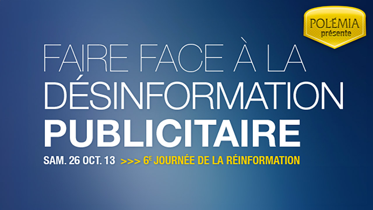 Feu sur la désinformation publicitaire ! Samedi 26 octobre à Paris