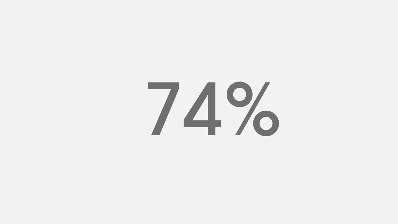 74%