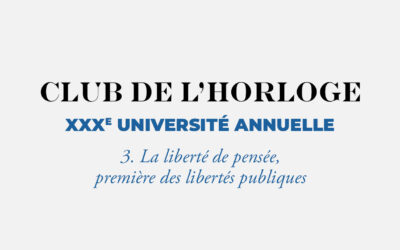 La liberté de pensée, première des libertés publiques