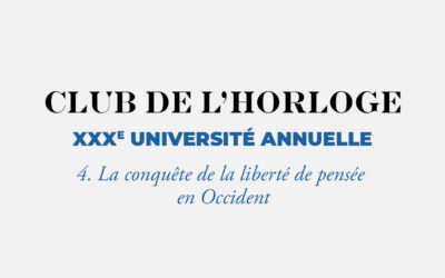 La conquête de la liberté de pensée en Occident