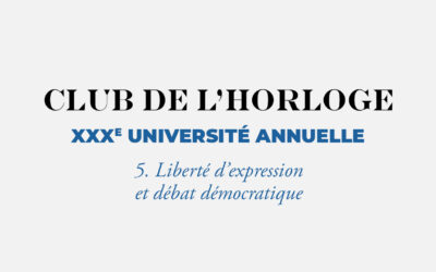 Liberté d’expression et débat démocratique