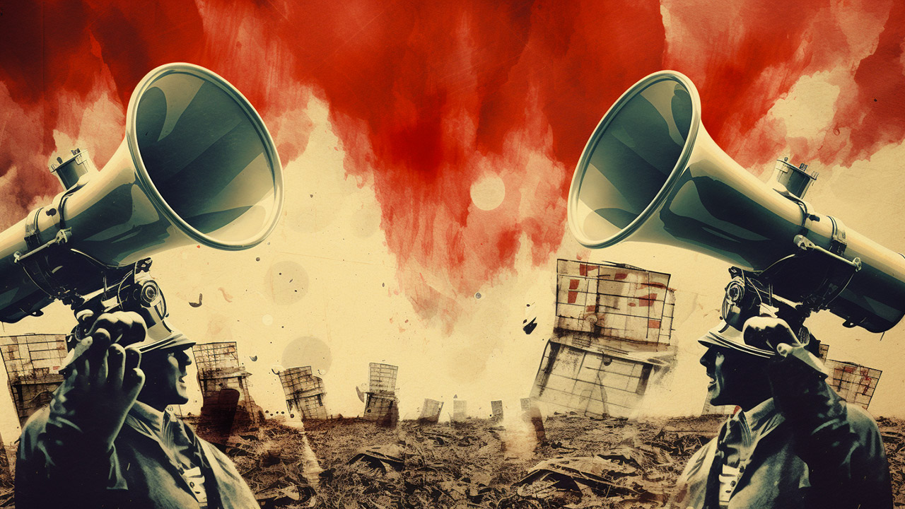 La guerre par les médias et le triomphe de la propagande