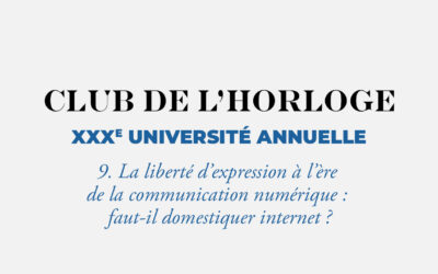 La liberté d’expression à l’ère de la communication numérique : faut-il domestiquer internet ?
