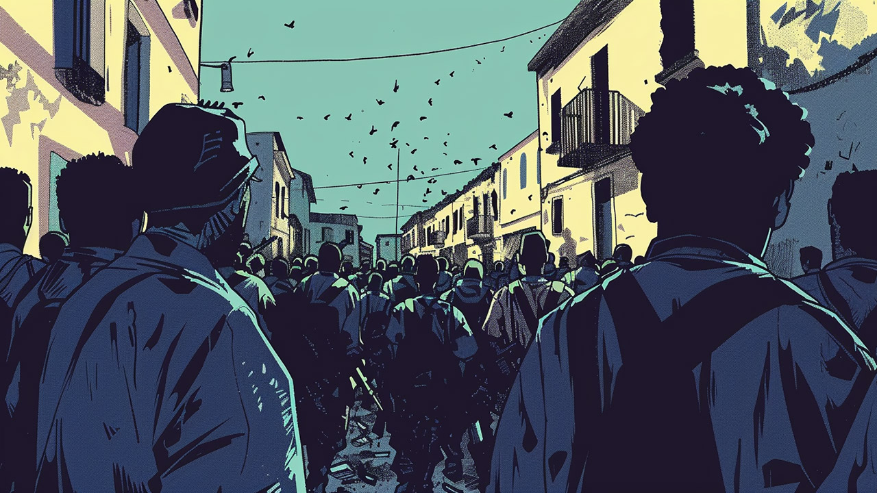 Migrants : une opération de propagande de masse