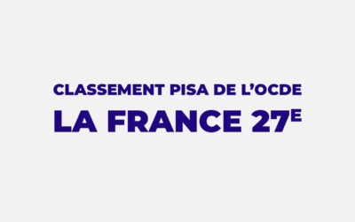 Classement PISA de l’OCDE : la France est… 27e
