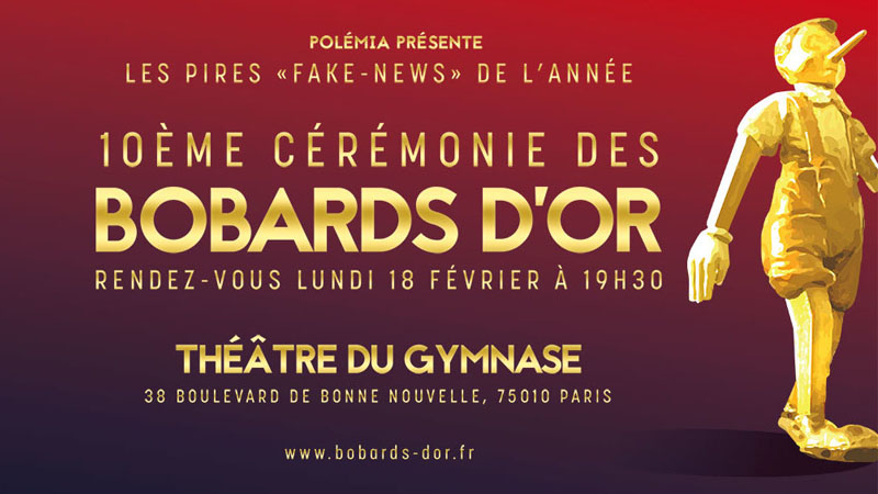 Bobards d’Or 2019 : Les journalistes invités à voir leurs bobards récompensés ! [Entretien avec Jean-Yves Le Gallou]