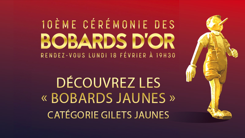 Bobards d’Or 2019 : découvrez les 5 “Bobards Jaunes”