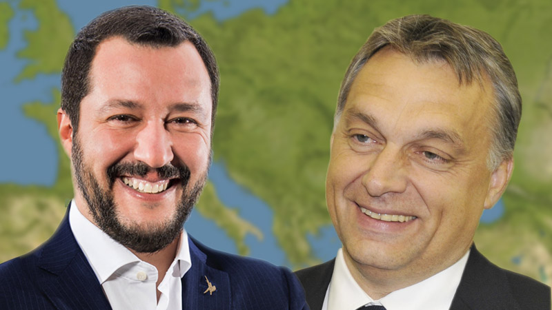 Au Parlement européen, une alliance Orbán-Salvini ?