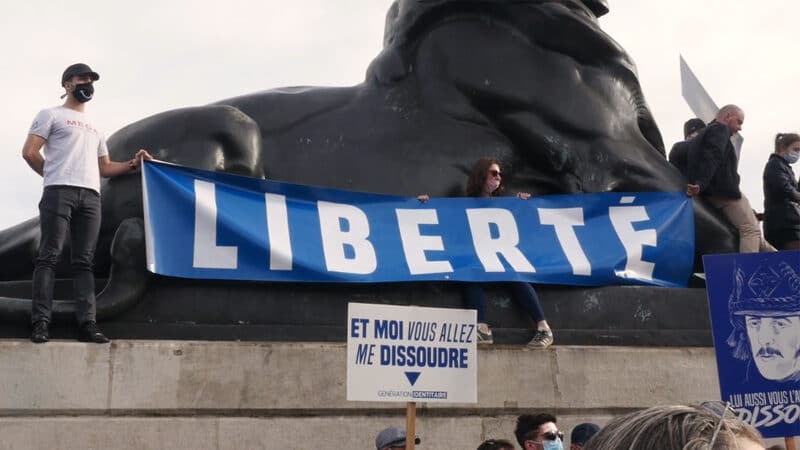 Récit d'un manifestant lors du rassemblement pour Génération Identitaire