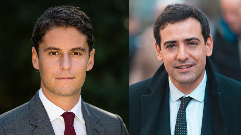 Gabriel Attal et Stéphane Séjourné, tandem d’influence pour Macron
