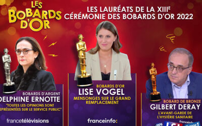 Bobards d’Or 2022. Lise Vogel (France Info) triomphe, Delphine Ernotte et Gilbert Deray récompensés