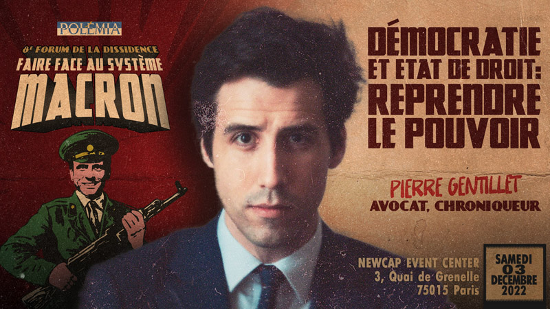 Démocratie et État de droit : reprendre le pouvoir avec Pierre Gentillet [8e Forum de la Dissidence]