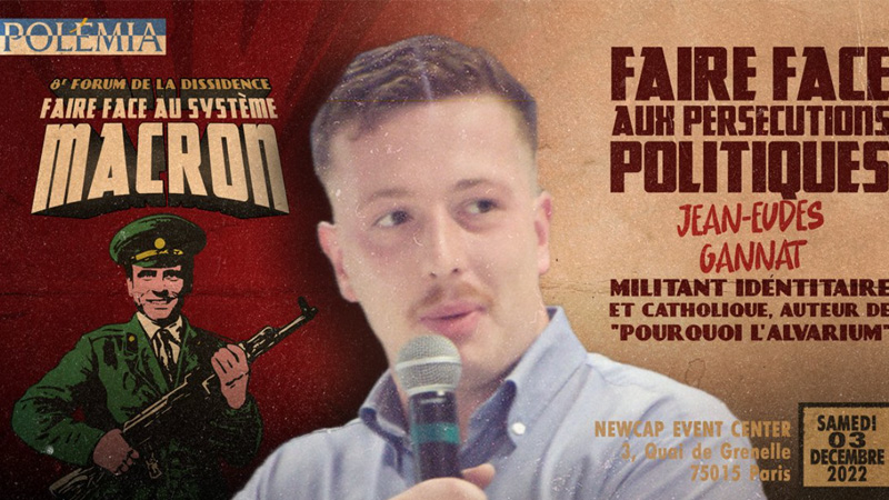 Faire face aux persécutions politiques avec Jean-Eudes Gannat [8e Forum de la Dissidence]