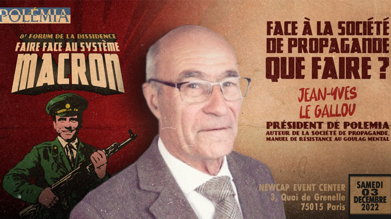 Jean-Yves Le Gallou : Face à la société de propagande, que faire ? [8e Forum de la Dissidence]