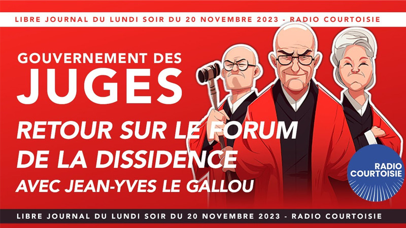 Jean-Yves Le Gallou sur Radio Courtoisie : retour sur le Forum de la Dissidence