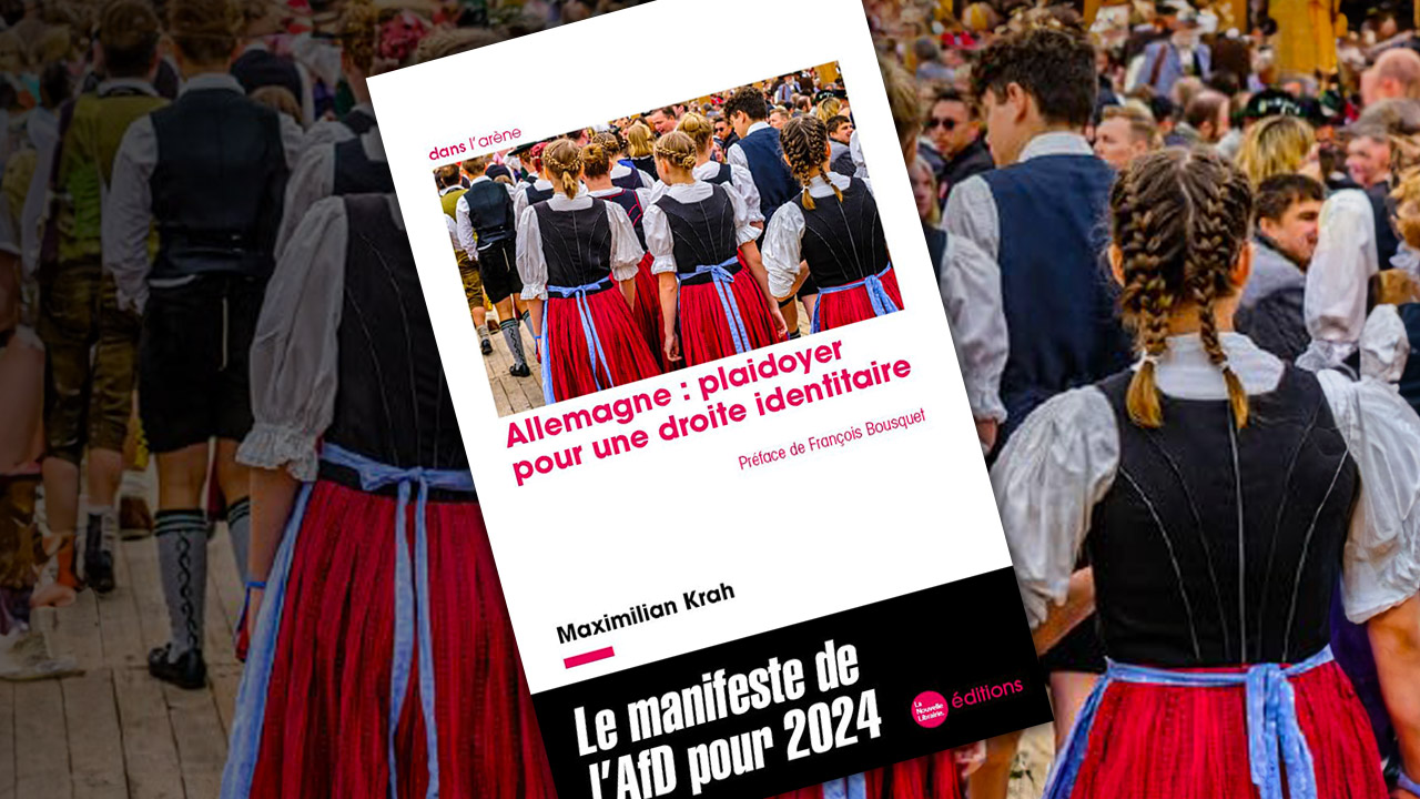 Il faut lire le manifeste identitaire de Maximilian Krah, figure de l’AfD attaquée par le RN Il faut lire le manifeste identitaire de Maximilian Krah, figure de l’AfD attaquée par le RN
