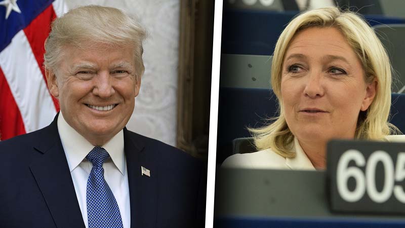 Marine Le Pen, Donald Trump : même combat ?