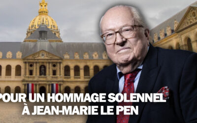 Pétition : Pour un hommage solennel à Jean-Marie Le Pen aux Invalides