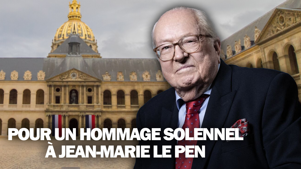 Pétition : Pour un hommage solennel à Jean-Marie Le Pen aux Invalides