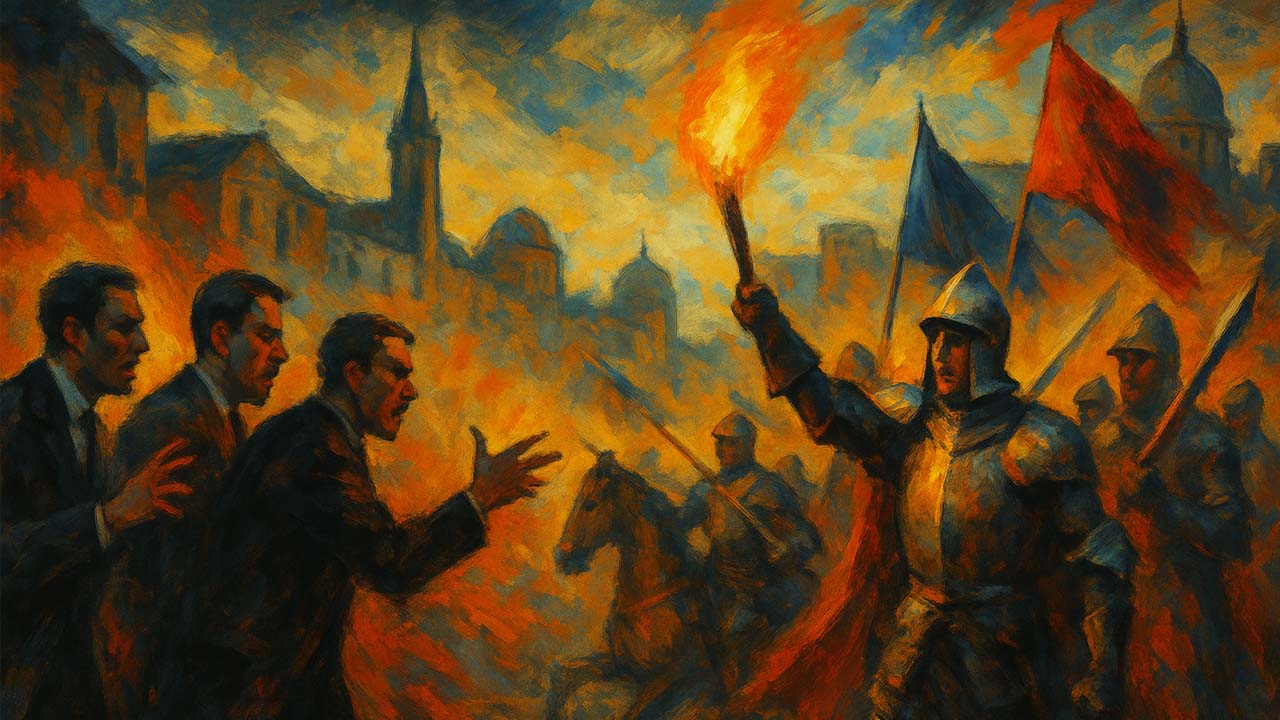 Les Murmures de la Cité face à la gauche : bataille française, écho international