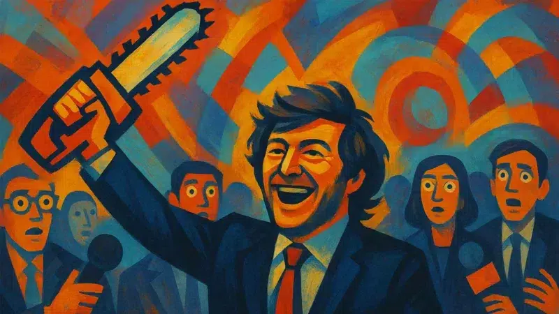 Javier Milei face aux médias : massacre à la tronçonneuse !